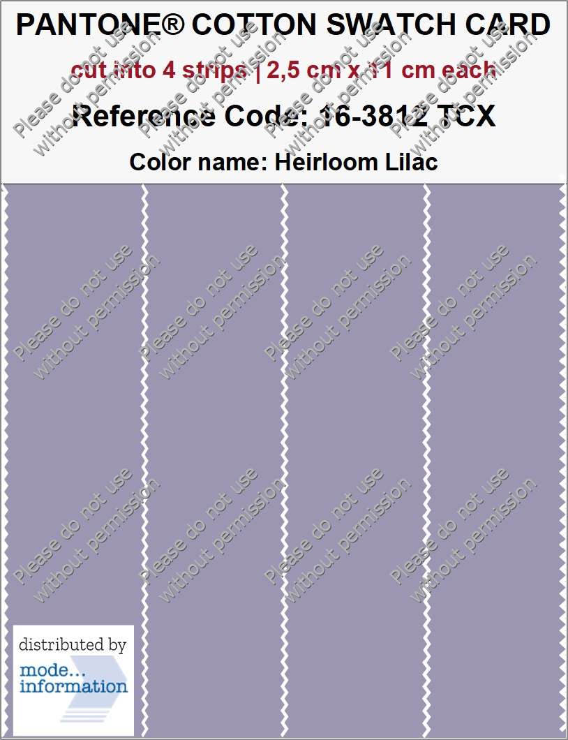 Pantone Farbkarte Lila