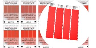 2801가지의 독특한 색상의 팬톤® 코튼 스와치 ...
