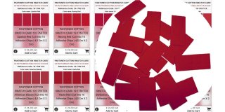 PANTONE ® COTTON SWATCH CARD in 2801 UNIQUE COLORS, cut into 16 adhesive CHIPS, 4,5 cm x 2 cm each...